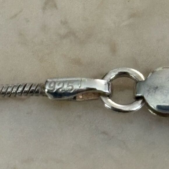 925 Sterling Silver “Peace” Necklace (Proceeds to Doctors Without Borders) - Picture 8 of 11